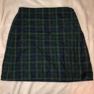 Uniqlo Plaid Wrap Skirt